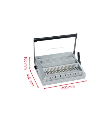 Encuadernadora para espiral gbc multibind mb20 perfora 20 hojas tamano a4 encuaderna 500 hojas