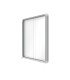 Vitrina de anuncios nobo premium plus con puerta corredera fondo magnetico 18 x din a4 hojas 997x1412x54 mm