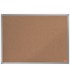 Pizarra corcho nobo essence marco aluminio 600x450 mm