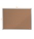 Pizarra corcho nobo essence marco aluminio 600x450 mm