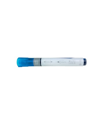 Rotulador nobo para pizarra blanca tinta liquida punta conica 3 mm azul caja de 10 unidades