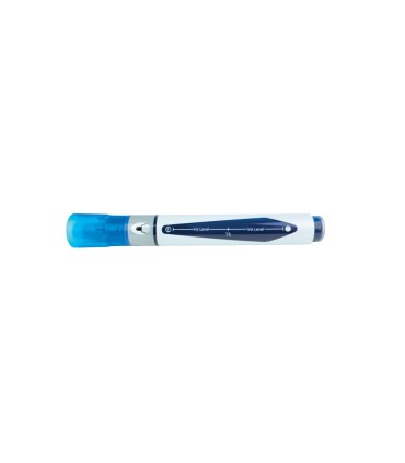 Rotulador nobo para pizarra blanca tinta liquida punta conica 3 mm azul caja de 10 unidades