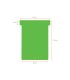 Ficha t para plannings nobo indice 3 cartulina 170 gr color verde pack de 100 unidades