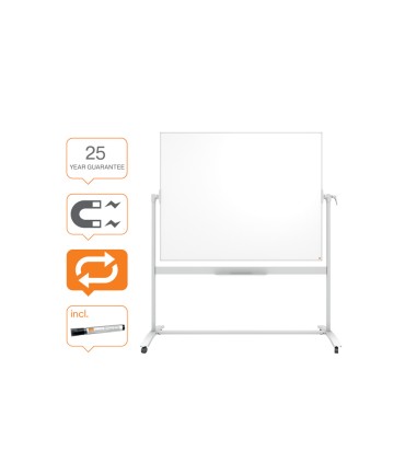 Pizarra blanca nobo classic acero vitrificado movil 1500x1200 mm