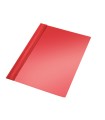 Carpeta dossier fastener plastico esselte 132/1 folio rojo caja de 50 unidades