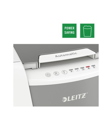 Destructora de documentos leitz iq auto para pequena oficina 100 p5 blanca