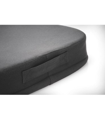 Cojin kensington ergonomico con espuma de viscoelastica color negro 355x74x21 mm