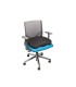 Cojin kensington ergonomico con espuma de viscoelastica color negro 355x74x21 mm