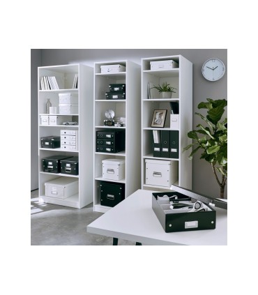 Caja almacenamiento leitz click store mediana color negro 280x100x370 mm