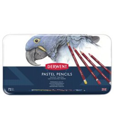 Lapices de colores derwent pastel caja metalica 72 unidades colores surtidos