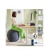 Balon de asiento leitz active sitzball antideslizante 65 cm color gris oscuro