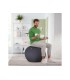 Balon de asiento leitz active sitzball antideslizante 65 cm color gris oscuro