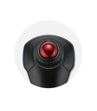 Raton kensington orbit optico trackball inalambrico con anillo desplazamiento color blanco