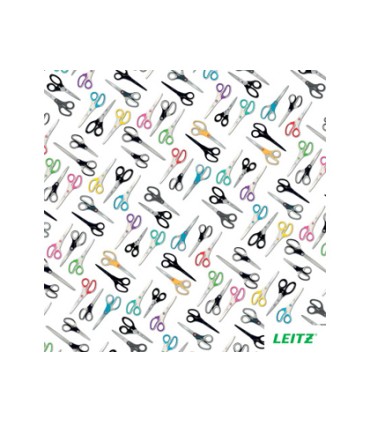 Tijeras leitz premium titanium antiadherente 180 mm color negro