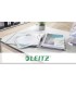 Funda multitaladro leitz con fuelle din a4 con refuerzo 170 mc cristal pack de 10 unidades