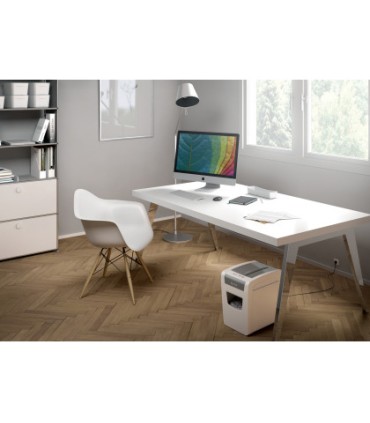 Destructora de documentos leitz iq slim home office 150 capacidad de corte 10 hojas destruye grapas y clips