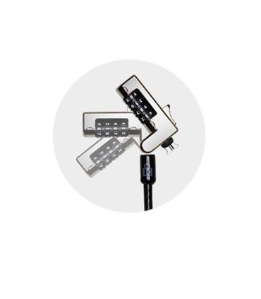 Cable de seguridad para portatil kensington con candado slim longitud 18 mt