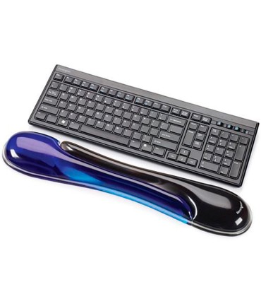 Reposamunecas kensington duo gel teclado color negro azul 240x182x25 mm