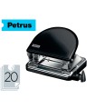 Taladrador petrus 52 wow negro metalizado capacidad 20 hojas en blister