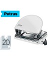 Taladrador petrus 52 wow blanco metalizado capacidad 20 hojas en blister