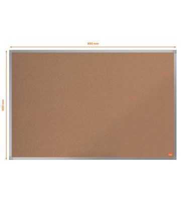 Pizarra corcho nobo essence marco aluminio 900x600 mm