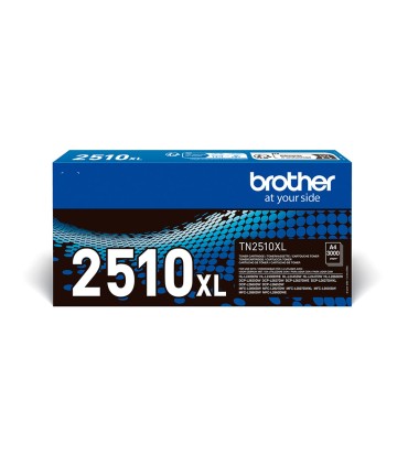 Toner brother tn2510xl mfc l2860dwe l2627dwe l2400dwe negro 3000 paginas