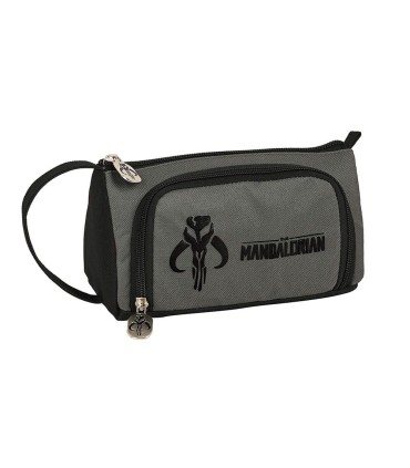 Bolso escolar safta portatodo con bolsillo desplegable vacio the mandalorian 200x85x110 mm