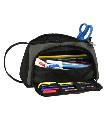 Bolso escolar safta portatodo con bolsillo desplegable vacio the mandalorian 200x85x110 mm