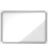 Vitrina de anuncio nobo premium plus blanca magnetica para exterior 8 x din a4 692x972x45 mm