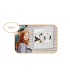 Vitrina de anuncio nobo premium plus blanca magnetica para exterior 8 x din a4 692x972x45 mm