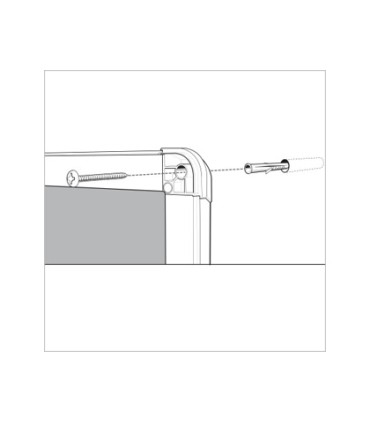 Vitrina de anuncio nobo premium plus blanca magnetica para exterior 8 x din a4 692x972x45 mm