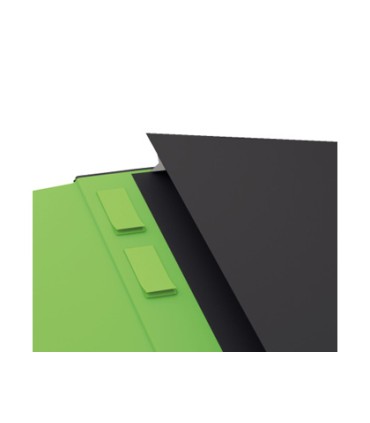 Cuaderno con gomilla leitz complete tapa dura din a4 80 hojas cuadro 5 mm color negro