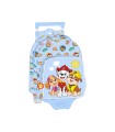 Cartera escolar safta con carro 260x110x340 mm paw patrol sunshine