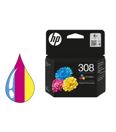 Ink jet hp 308 color envy 6110 6120 6130 6520 6530 120 paginas