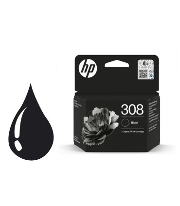 Ink jet hp 308 negro envy 6110 6120 6130 6520 6530 160 paginas