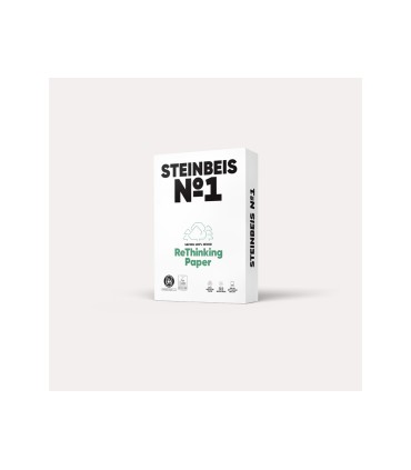 Papel fotocopiadora steinbeis n1 100 reciclado din a3 80 gramos paquete de 500 hojas