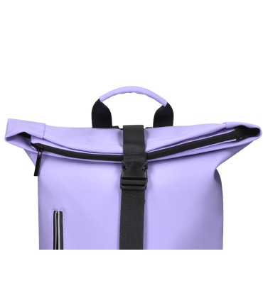 Cartera antartik mochila waterproof enrollable diseno casual color lavanda 480x130x280 mm