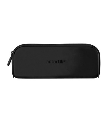 Estuche portatodo antartik prisma silicona soft rectangular 185x50x75 mm negro