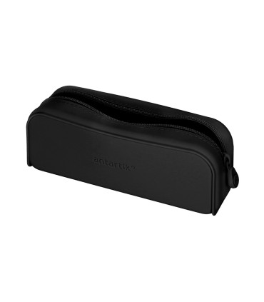 Estuche portatodo antartik prisma silicona soft rectangular 185x50x75 mm negro