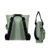 Cartera antartik bolso mochila casual color verde 400x120x390 mm