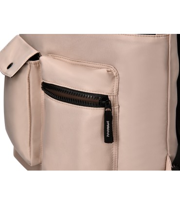 Cartera antartik bolso mochila casual color beige 400x120x390 mm