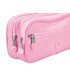 Estuche portatodo antartik 3 compartimentos companero de mochila color rosa 100 x 60 x 220 mm