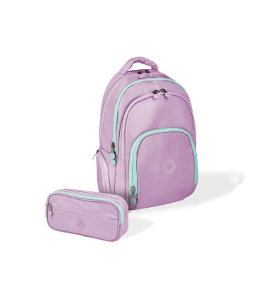 Mochila antartik multibolsillo 19l compartimento para portatil y tablet color morado 450 x 160 x 300 mm