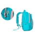 Mochila antartik multibolsillo 19l compartimento para portatil y tablet color azul turquesa 450 x 160 x 300 mm