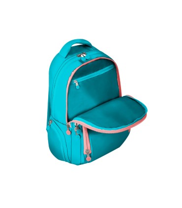 Mochila antartik multibolsillo 19l compartimento para portatil y tablet color azul turquesa 450 x 160 x 300 mm