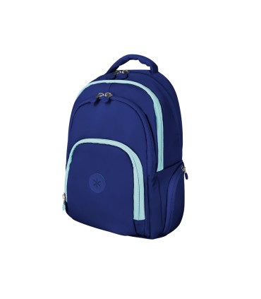 Mochila antartik multibolsillo 19l compartimento para portatil y tablet color azul marino 450 x 160 x 300 mm