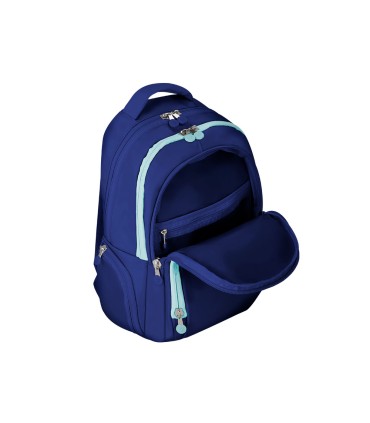 Mochila antartik multibolsillo 19l compartimento para portatil y tablet color azul marino 450 x 160 x 300 mm