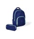 Mochila antartik multibolsillo 19l compartimento para portatil y tablet color azul marino 450 x 160 x 300 mm