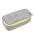 Estuche portatodo antartik 3 compartimentos companero de mochila color gris 100 x 60 x 220 mm