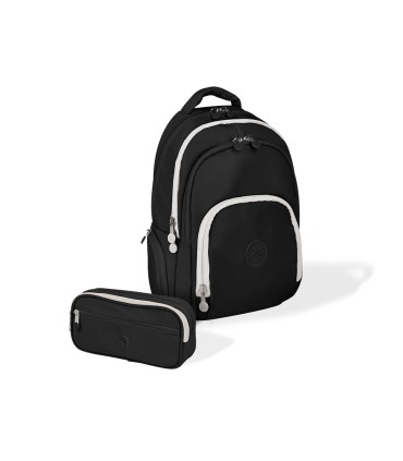 Mochila antartik multibolsillo 19l compartimento para portatil y tablet color negro450 x 160 x 300 mm